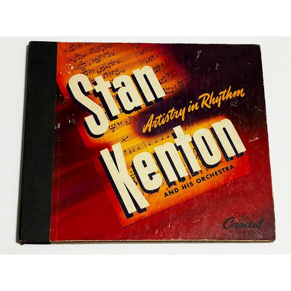 VTG Stan Kenton Artistry in Rhythm Orchestra Capital Records 3 DBL Side Vinyls - Picture 1 of 2